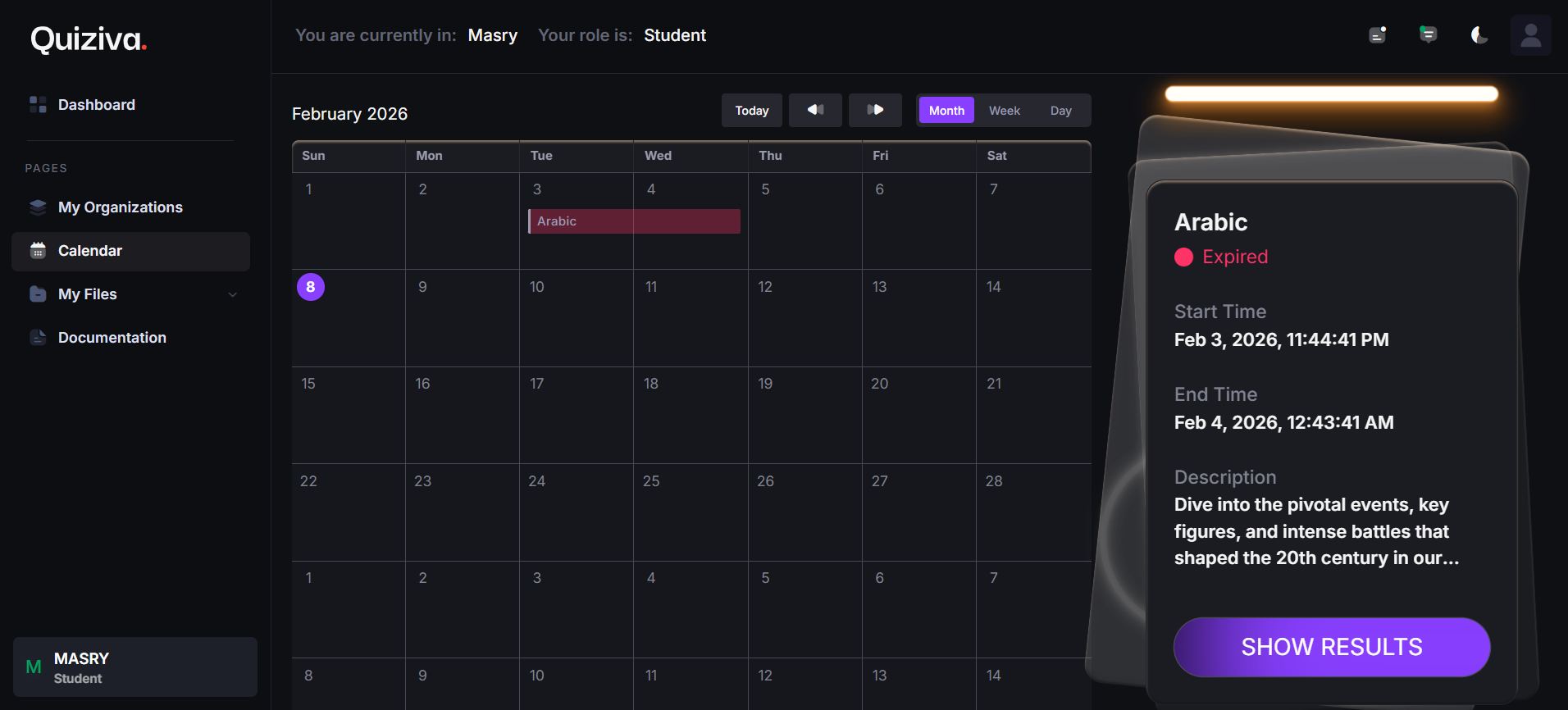 Booking page preview